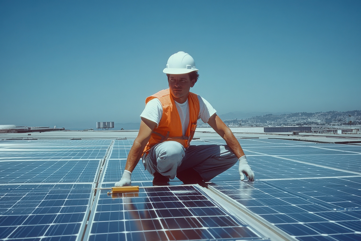 Planning solar system design on tablet